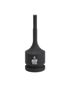 KDT84389 image(0) - GEARWRENCH 3/8 Inch Drive Hex Bit Impact Metric Socket 4mm