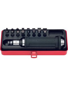 KKNAG112H image(0) - Ko-ken USA AG112H 1/2 Square Drive Attack Driver Set Rubber Grip 18 pieces