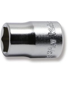 KKN3400W-3-16 image(0) - Ko-ken USA 3400W-3/16 3/8 Square Drive Socket Whitworth 3/16 6 Point Length 26 mm