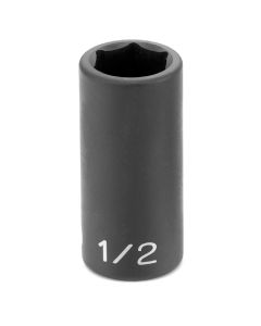 GRE1016SD image(0) - Grey Pneumatic 3/8" Drive x 1/2" Semi-Deep Socket