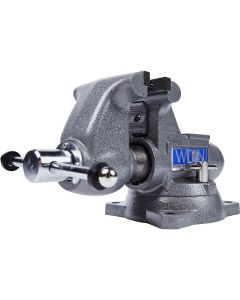 WIL28805 image(0) - Wilton 1745 - Tradesman 4-1/2&rdquo; Round Channel Vise with Swivel Base