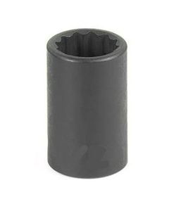 GRE1112M image(0) - Grey Pneumatic 3/8" Drive x 12mm 12 Point Standard Socket