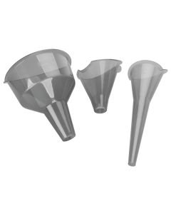 WLMW4053 image(0) - Wilmar Corp. / Performance Tool 3 Piece Clear View Funnels (1/2 pt & 1 qt)