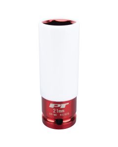 WLMW32925 image(0) - Wilmar Corp. / Performance Tool 1/2" Drive 21mm Thin Wall Socket