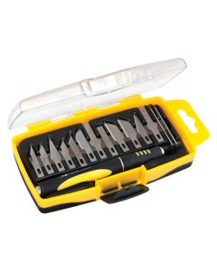 WLMW9170 image(0) - Wilmar Corp. / Performance Tool 15 Piece Hobby Knife Set
