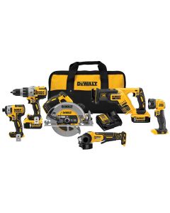 DWTDCK695P2 image(0) - DEWALT 20V MAX* XR 6-Tool Combo Kit