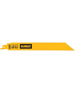DWTDWAR9110B25 image(0) - DEWALT 9 In Bi-Metal Reciprocating Saw Blade 10 TPI (25 Pack)