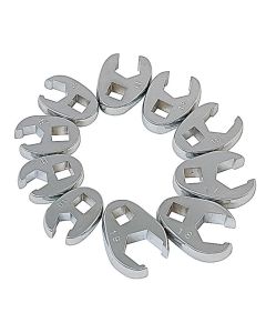 SUN9710M image(0) - SUNEX 3/8" Drive 10 Piece Metric Flare Nut Crowfoot Wren