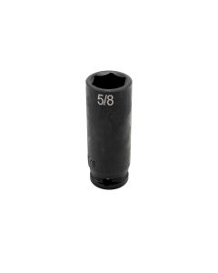 VIMIMP658D image(0) - VIM TOOLS 5/8 Inch X 3/8 Inch Drive SAE Cr-Mo Impact Socket - Deep