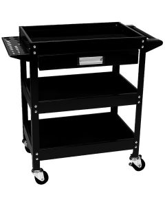 WLMW54006 image(0) - Wilmar Corp. / Performance Tool 3 Shelf Utility Cart w/Drawer