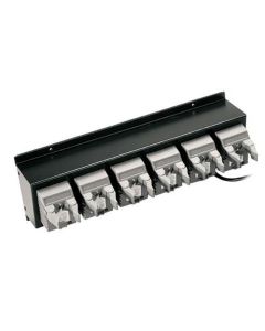 STL74401 image(0) - Streamlight 6-unit Bank Charger 12V DC - Strion Series - Gray