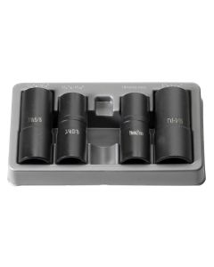 GRE1504FW image(0) - Grey Pneumatic 1/2" Drive 4 Piece "Flip" Socket Set