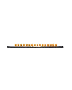 KDT83126 image(0) - GEARWRENCH 1/4 Inch Drive Magnetic Socket Rail Includes 14 Clips
