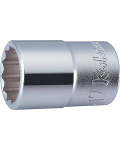 KKN4405M-14 image(0) - Ko-ken USA 4405M-14 1/2 Square Drive Socket 14 mm 12 Point Length 37 mm