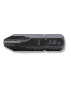 KKN100P-32-3 image(0) - Ko-ken USA 100P.32-3 5/16 Hex Drive Bit PH3 Length 32 mm