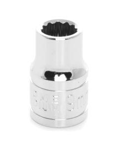 WLMW38809 image(0) - Wilmar Corp. / Performance Tool 3/8" Drive 9mm 12pt Socket