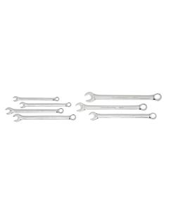 GearWrench 7 Piece 12 Point Long Pattern Combination SAE Wrench Set with Tool Roll