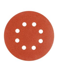 DWTDW4306 image(0) - DEWALT 5-Inch 8 Hole 220 Grit Hook And Loop Random Orbit Sandpaper (5-Pack)