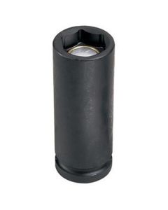 GRE2014DG image(0) - Grey Pneumatic 1/2" Drive x 7/16" Magnetic Deep Socket