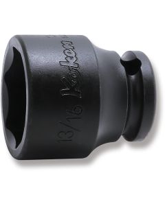 KKN13400A-13-16 image(0) - Ko-ken USA 13400A-13/16 3/8 Sq. Dr. Socket 13/16 6 point Length 32mm