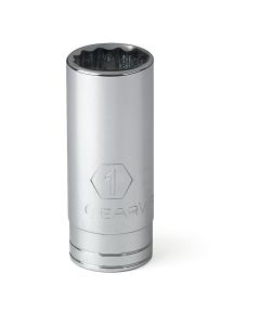 KDT80795 image(0) - GEARWRENCH 1/2 Inch Drive 12 Point Deep SAE Socket 1 Inch