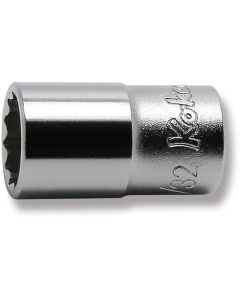 KKN2405A-11-32 image(0) - Ko-ken USA 2405A-11/32 1/4 Square Drive Socket 11/32 12 Point Length 22 mm