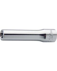 KKN2325-E6 image(0) - Ko-ken USA 2325-E6 1/4 Square Drive Deep TORX E6 Socket - Length 50 mm