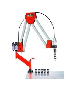 BLI1000327 image(0) - Baileigh ATM-27-1900 - Double Arm Articulated Air Powered Tapping Machine, 1/8" to 1" Tapping Capacity, 74" Max Work Range