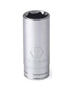 KDT80593 image(0) - GEARWRENCH 3/8 Inch Drive 6 Point Deep SAE Socket 1 Inch