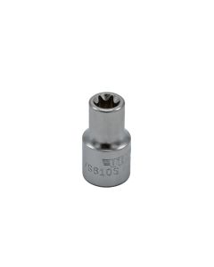 VIMVS610S image(0) - VIM Tools E10 TORX Socket, 3/8 Inch Square Drive, Satin Chrome