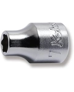 KKN3410M-7 image(0) - Ko-ken USA 3410M-7 3/8 Square Drive Socket 7 mm Surface Length 26 mm