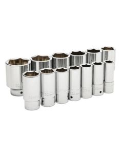KDT80847 image(0) - GearWrench 13 Piece 3/4 Inch Drive 6 Point Metric Deep Socket Set
