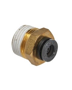 SRRABM240 image(0) - S.U.R.&R. STRAIGHT MALE CONNECTOR 1/4" TUBE X 3/8" NPT (2)
