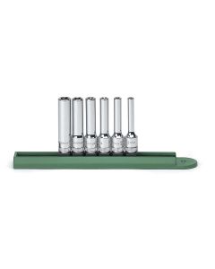 KDT80322 image(0) - GEARWRENCH 6 Piece 1/4 Inch Drive Deep External Torx Socket Set