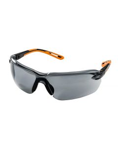 Sellstrom Safety Glasses - XM310 Series - Smoke Lens - Black/Orange Frame - Hard Coated