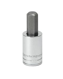 KDT80421 image(1) - GearWrench 3/8 Inch Drive Hex Bit SAE Socket 3/8 Inch