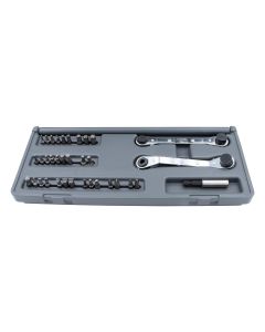 KAS5457 image(0) - Lang Tools (Kastar) 5457 - 35-PC. Ratcheting Screwdriver Bit Wrench Set