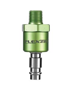 LEGA53440FZBS image(0) - Legacy Manufacturing Flexzilla Pro High Flow Ball Swivel Plug, 1/4" Body, 1/4" MNPT