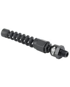 LEGRP900250BS image(0) - Legacy Manufacturing Flexzilla Pro Air Hose Reusable Fitting with Ball Swivel, 1/4" Barb, 1/4" MNPT