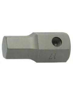 KKN107-22-T90L140 image(0) - Ko-ken USA 107.22-T90(L140) 22 mm Hex Drive Bit TORX T90 Length 140 mm
