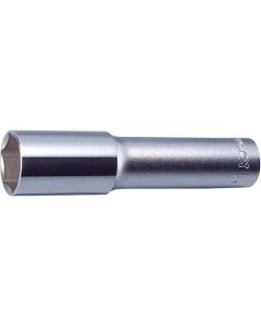 KKN4300M-17L110 image(0) - Ko-ken USA 4300M-17(L110) 1/2 Square Drive Wheel Nut Socket 17 mm 6 Point Length 110 mm