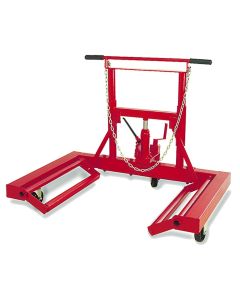 INT3577 image(0) - American Forge & Foundry Wheel Dolly - 1,500 Lbs. Capacity - Hydraulic Lift - Single or Dual Wheel - Heavy Duty