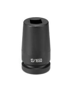 GRE4313SL image(1) - Grey Pneumatic 1" Drive x 13/16" Deep Square - 4 Point Socket