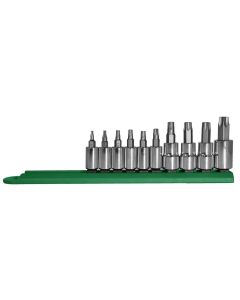 10PC Tamperproof TORX Socket Bit Set