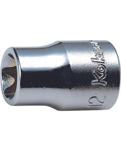 KKN3425-E16 image(0) - Ko-ken USA 3425-E16 3/8 Square Drive TORX E16 Socket - Length 26 mm