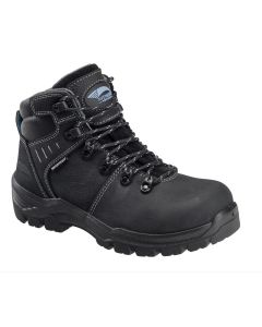 FSIA7450-6.5W image(0) - Avenger Work Boots Foundation - Women's Boots - Carbon Nano-Fiber Toe - IC|EH|SR|PR - Black/Black - Size: 6.5 - E - (Wide)