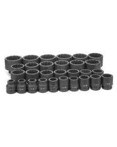 GRE8129 image(0) - Grey Pneumatic 3/4" Dr. 29 Piece Fractional Master Set - 12 Point