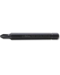 KKN100P-80-2 image(0) - Ko-ken USA 100P.80-2 5/16 Hex Drive Bit PH2 Length 80 mm