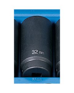 GRE2032MD image(0) - Grey Pneumatic 1/2" Drive x 32mm Deep Socket