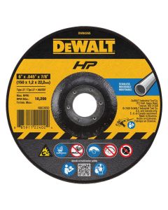 DWTDW8426S image(0) - DEWALT High Performance Stainless Steel Cutting Wheels